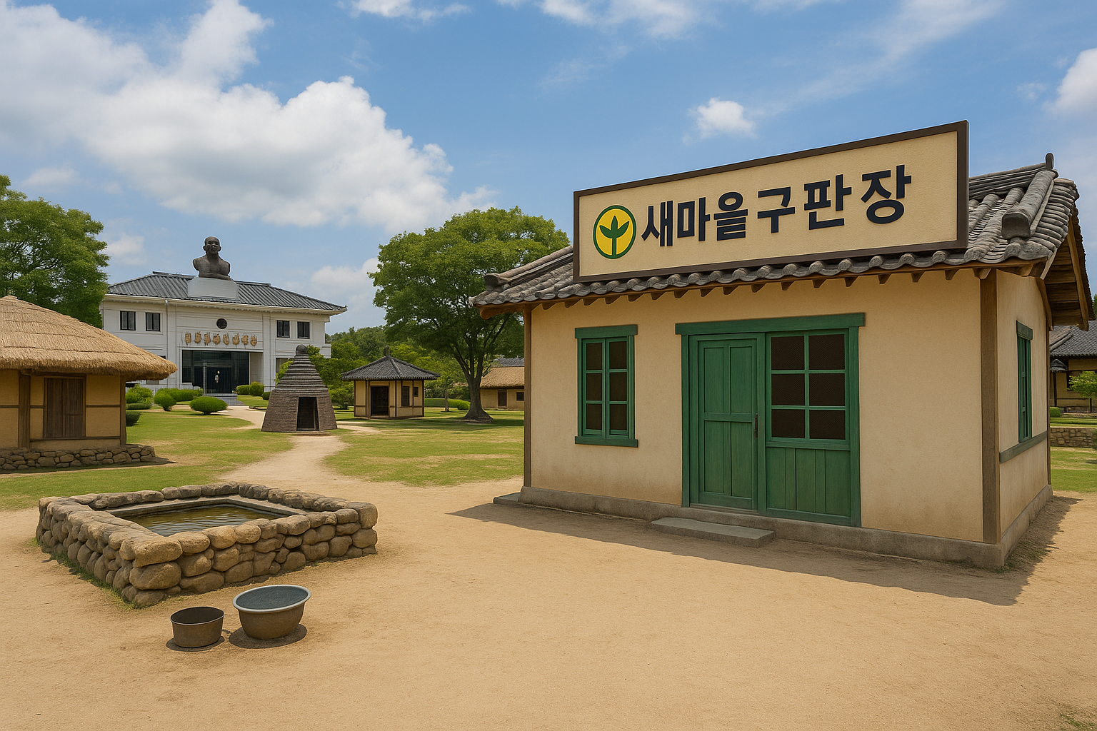 새마을운동 발상지 기념공원 ai실사 이미지