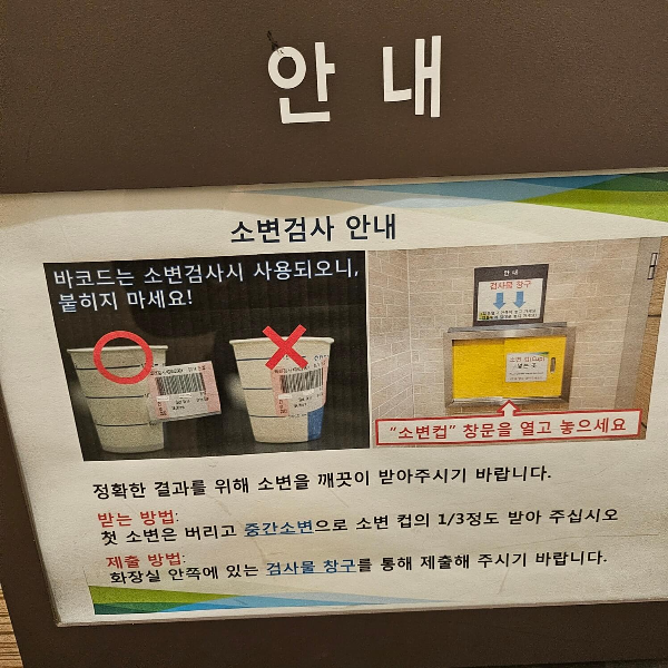 소변검사-안내