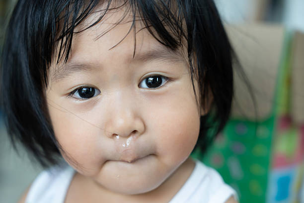 비염에 걸린 아기