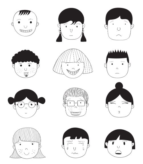 감정의 변화에 따른 얼굴 표정