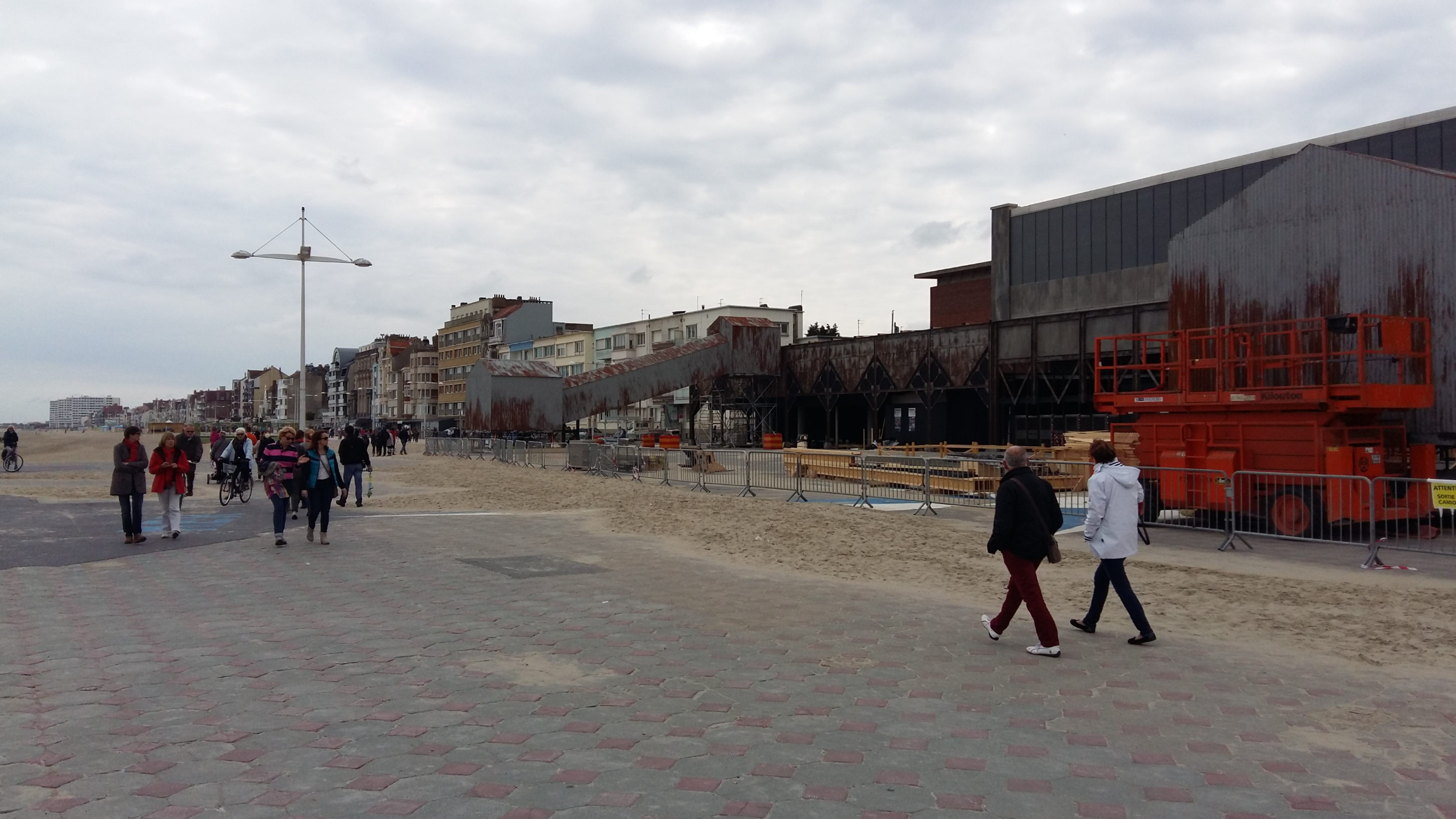 프랑스 됭케르크 영화 세트장과 해변