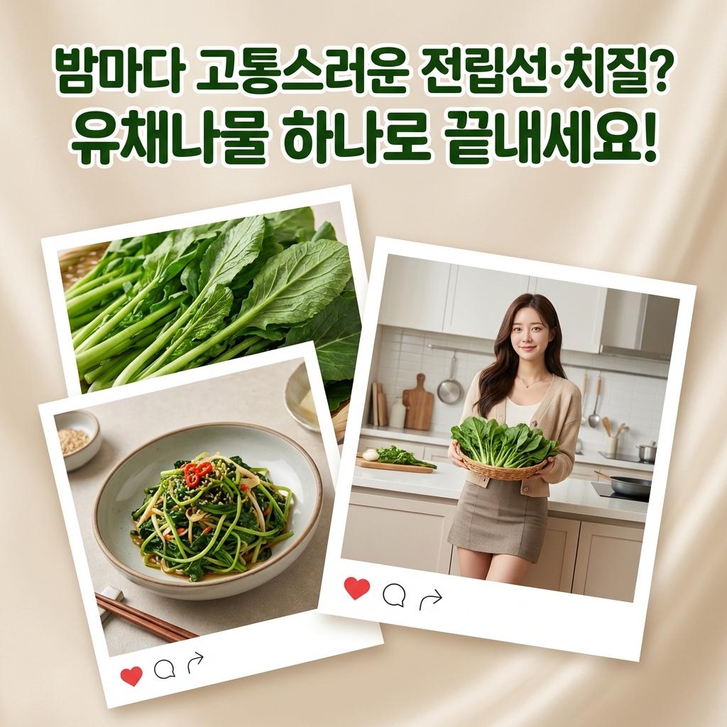 전립선 비대증 치질 잡는 유채나물 효능 비용 공개 솔직 후기 장단점 비교