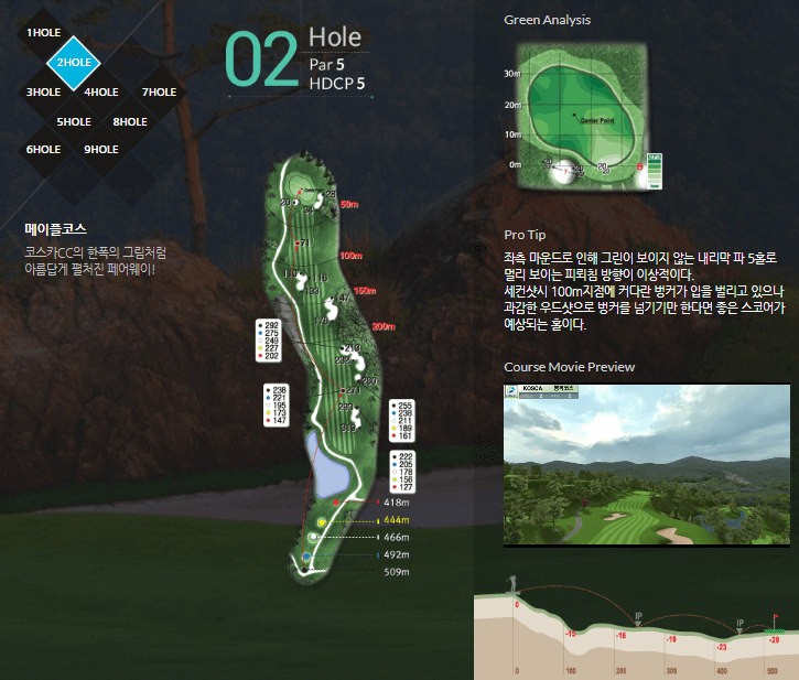 코스카 컨트리클럽 메이플코스 2