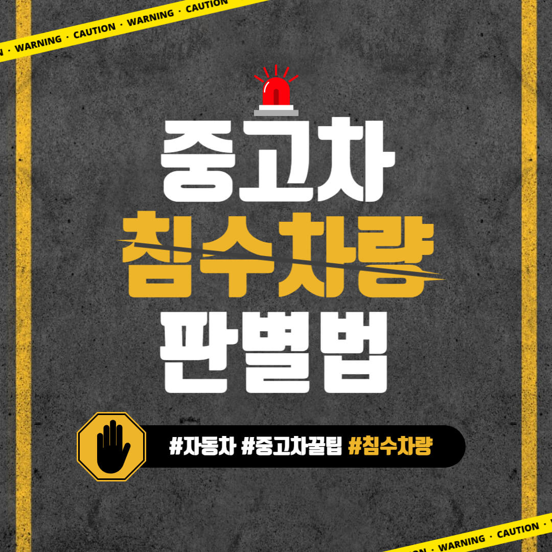 침수차량 구별법