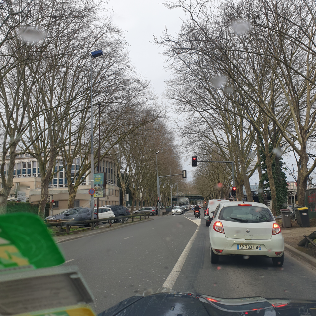 프랑스 파리 도착 시내 정체