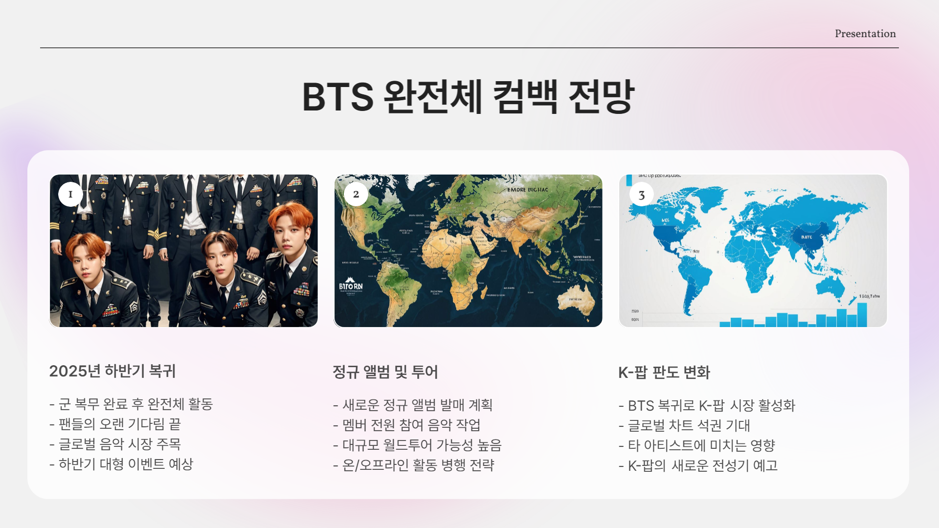 BTS·블핑 복귀 임박? 2025년 K-팝 컴백 일정 미리보기