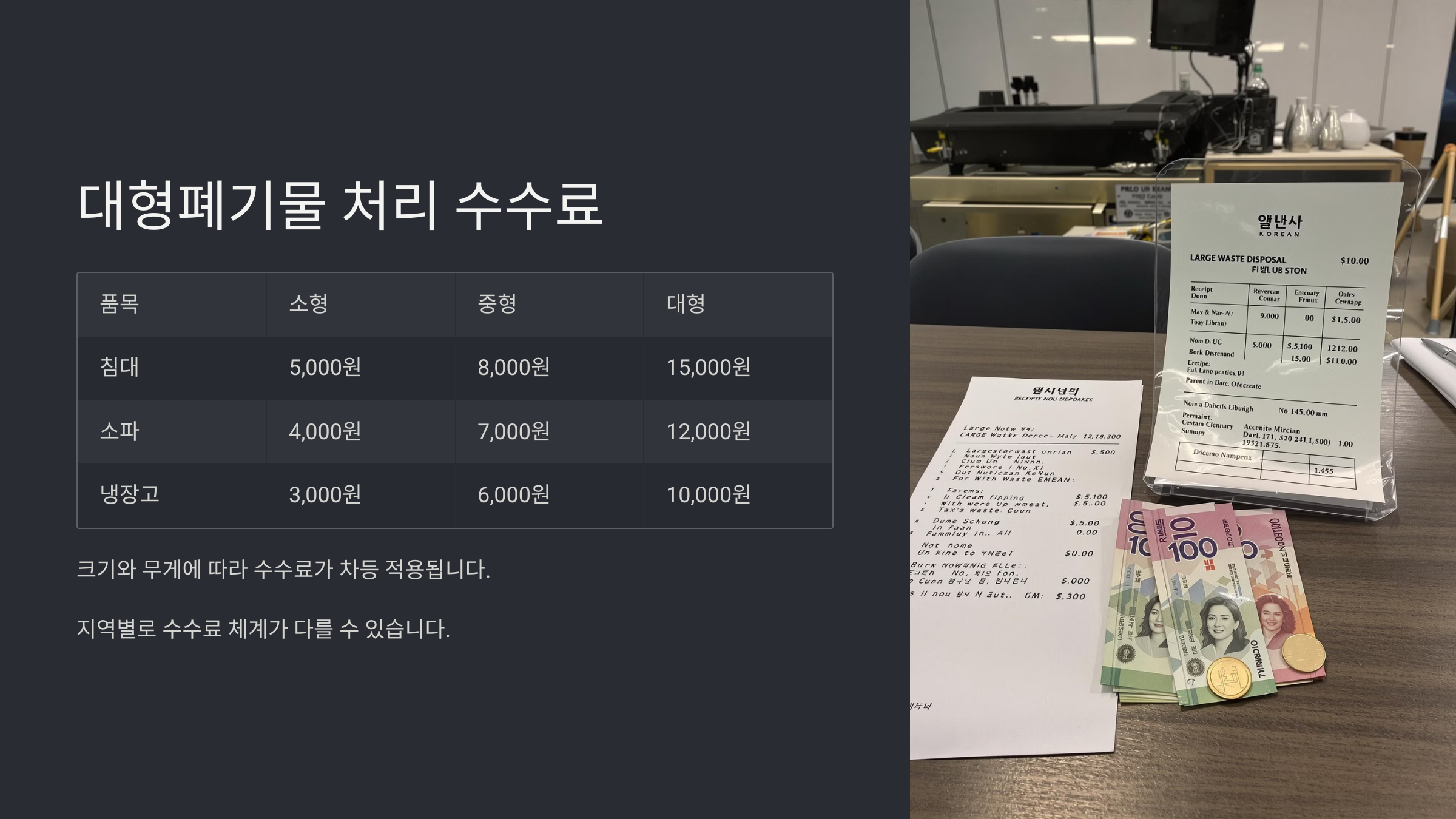 대형폐기물 인터넷 신고 방법과 절차