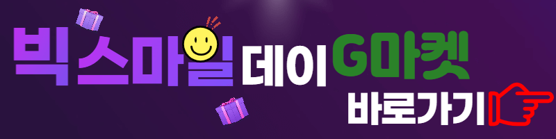 G마켓-빅스마일데이-바로가기-버튼