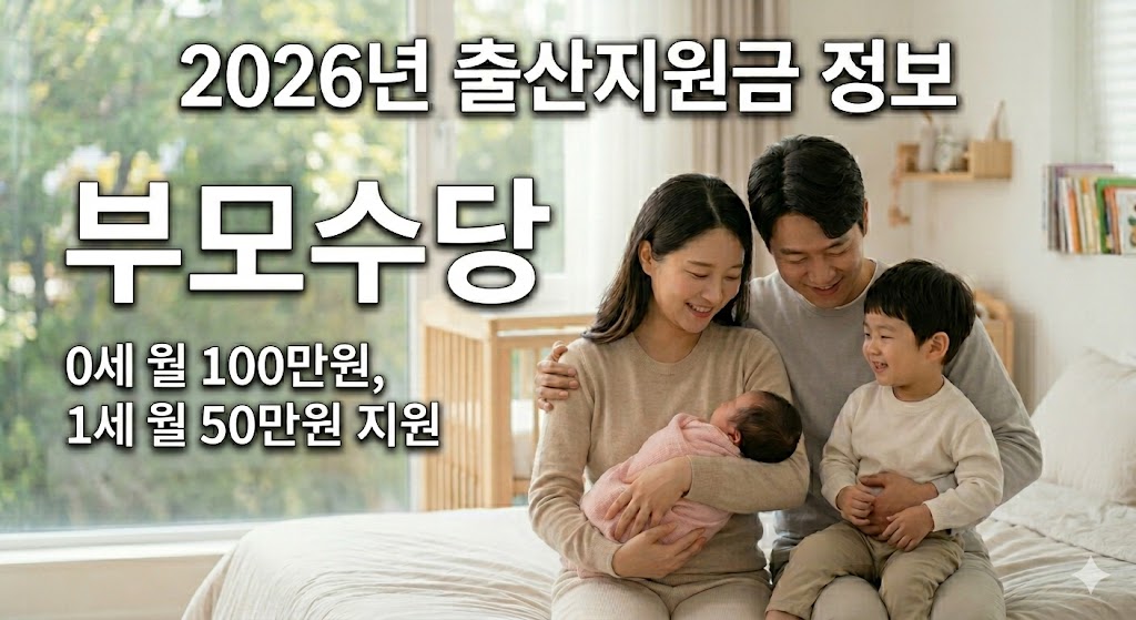 2026출산 지원금 부모급여 정리에 대한 글입니다.