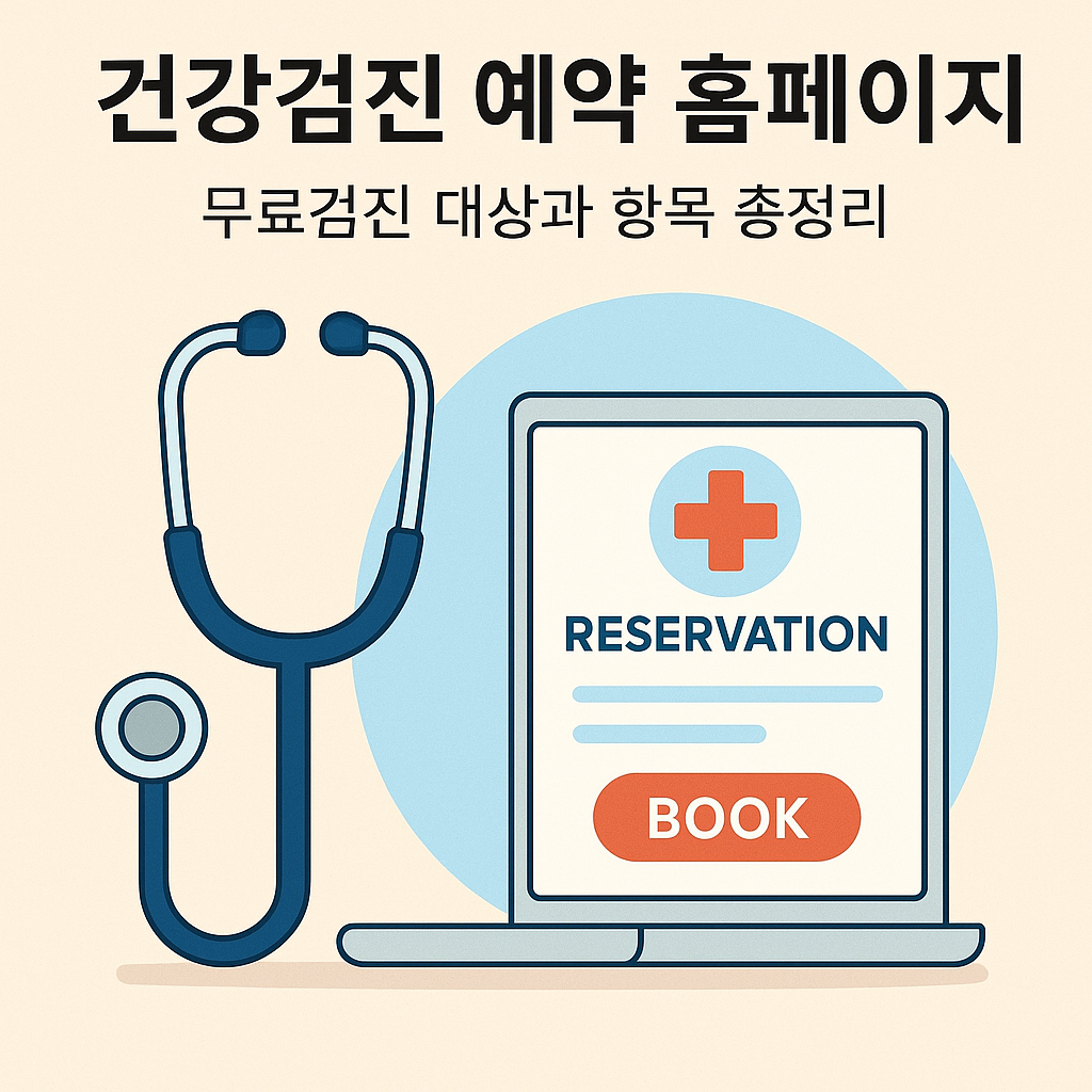 건강검진예약홈페이지사진