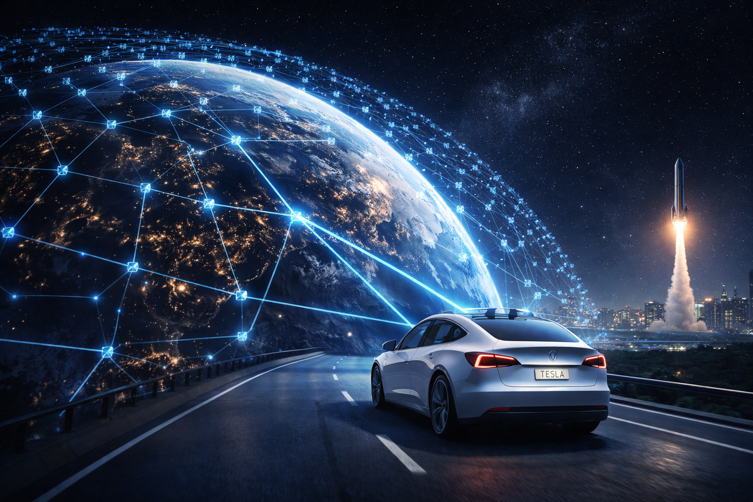 스타링크 네트워크와 미래의 테슬라