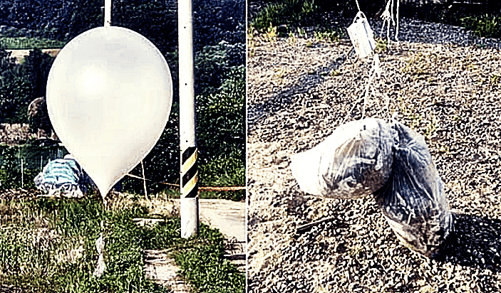 오물풍선 3차 살포 