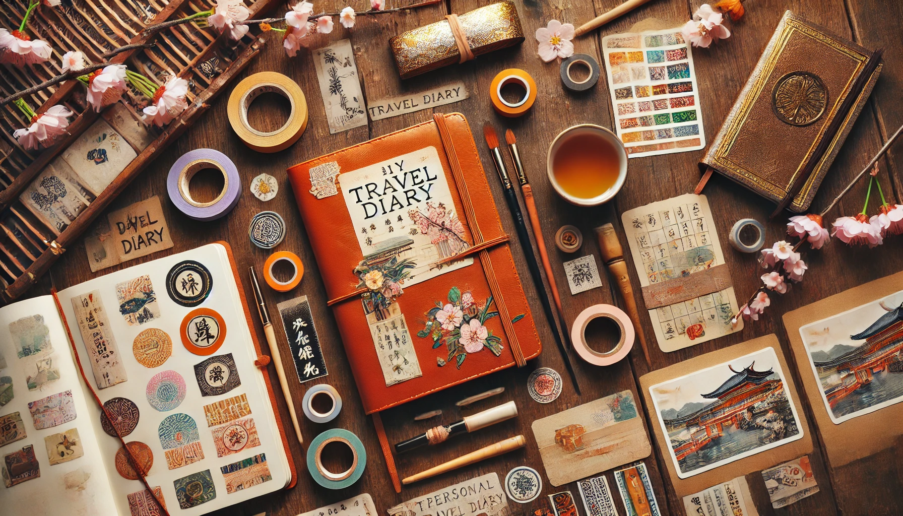 여행의 추억을 특별하게: DIY 여행 다이어리 만들기