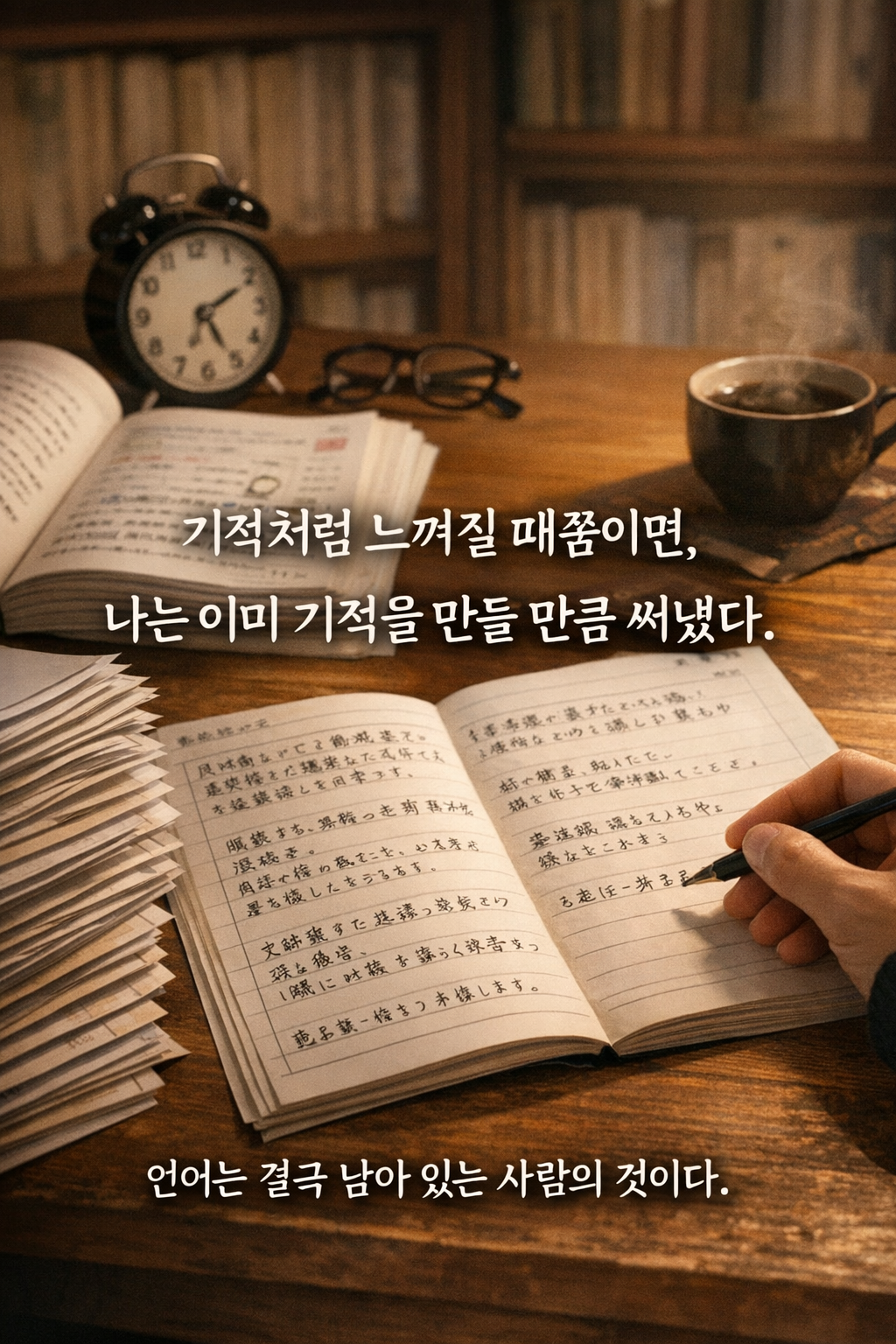 A4 1000장 필사로 일본어를 정복하겠다고 마음먹은 이유