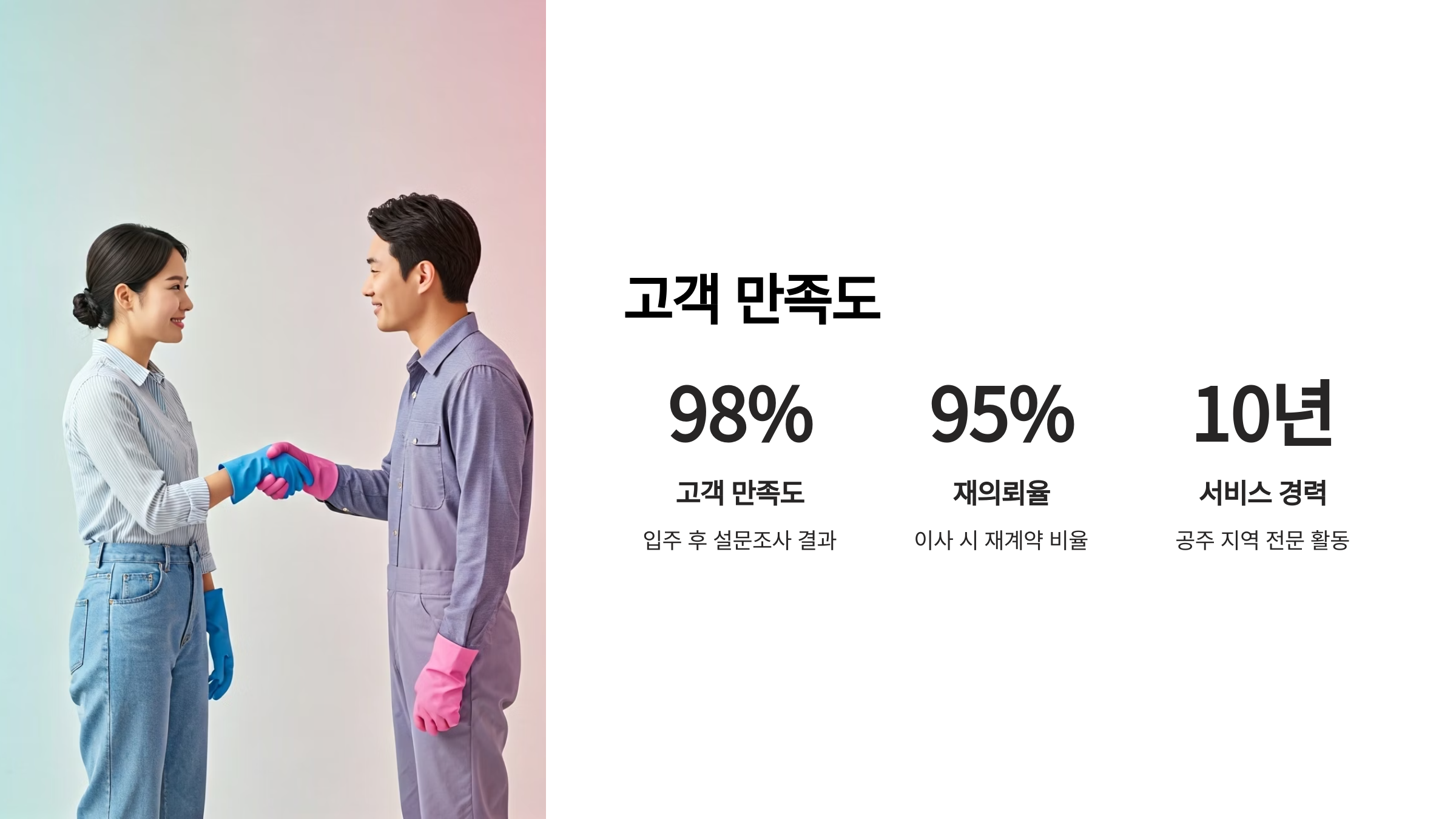공주 입주청소 고객 만족도