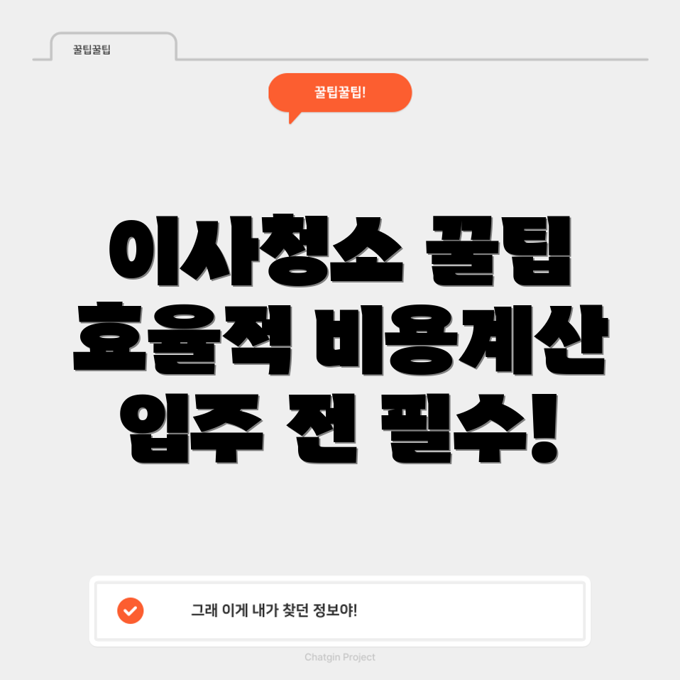 이사 청소