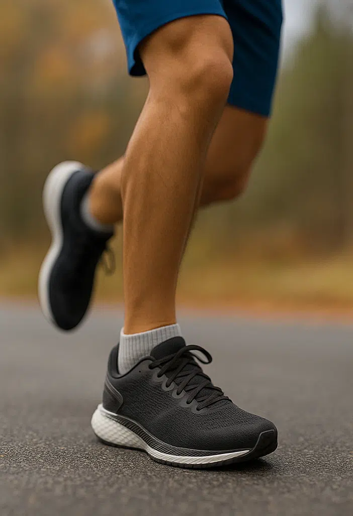 발가락 양말 착용 후 런닝하기