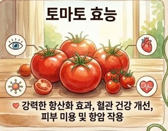 세계 10대 슈퍼푸드 5탄 : 토마토 효능과 부작용, 라이코펜 흡수율 4배 높이는 올바른 조리법