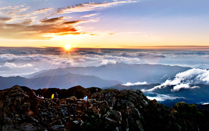 산청 천왕봉 일출