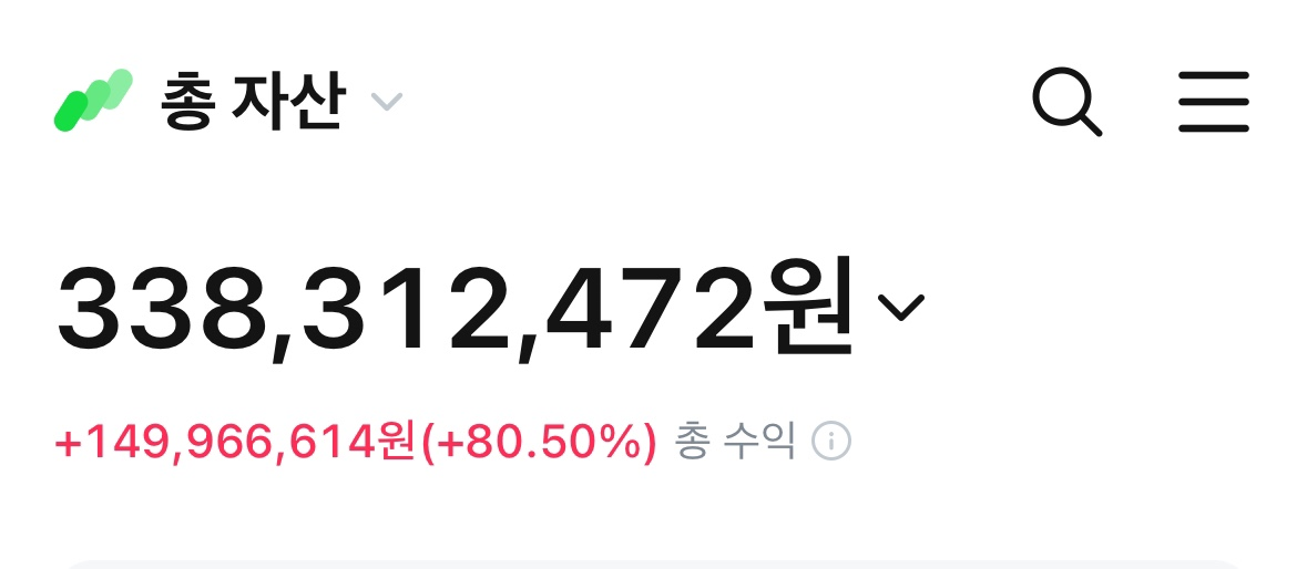 금융자산 누적