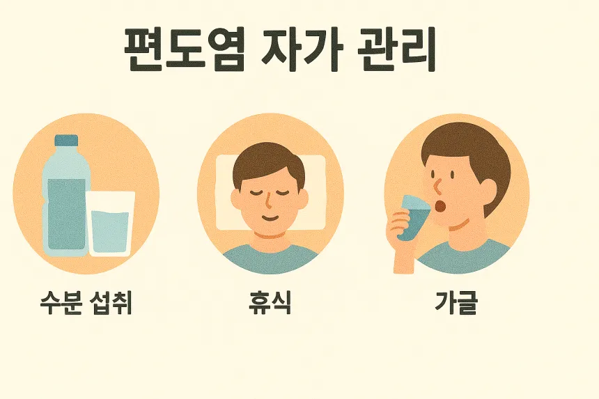 편도염 관리