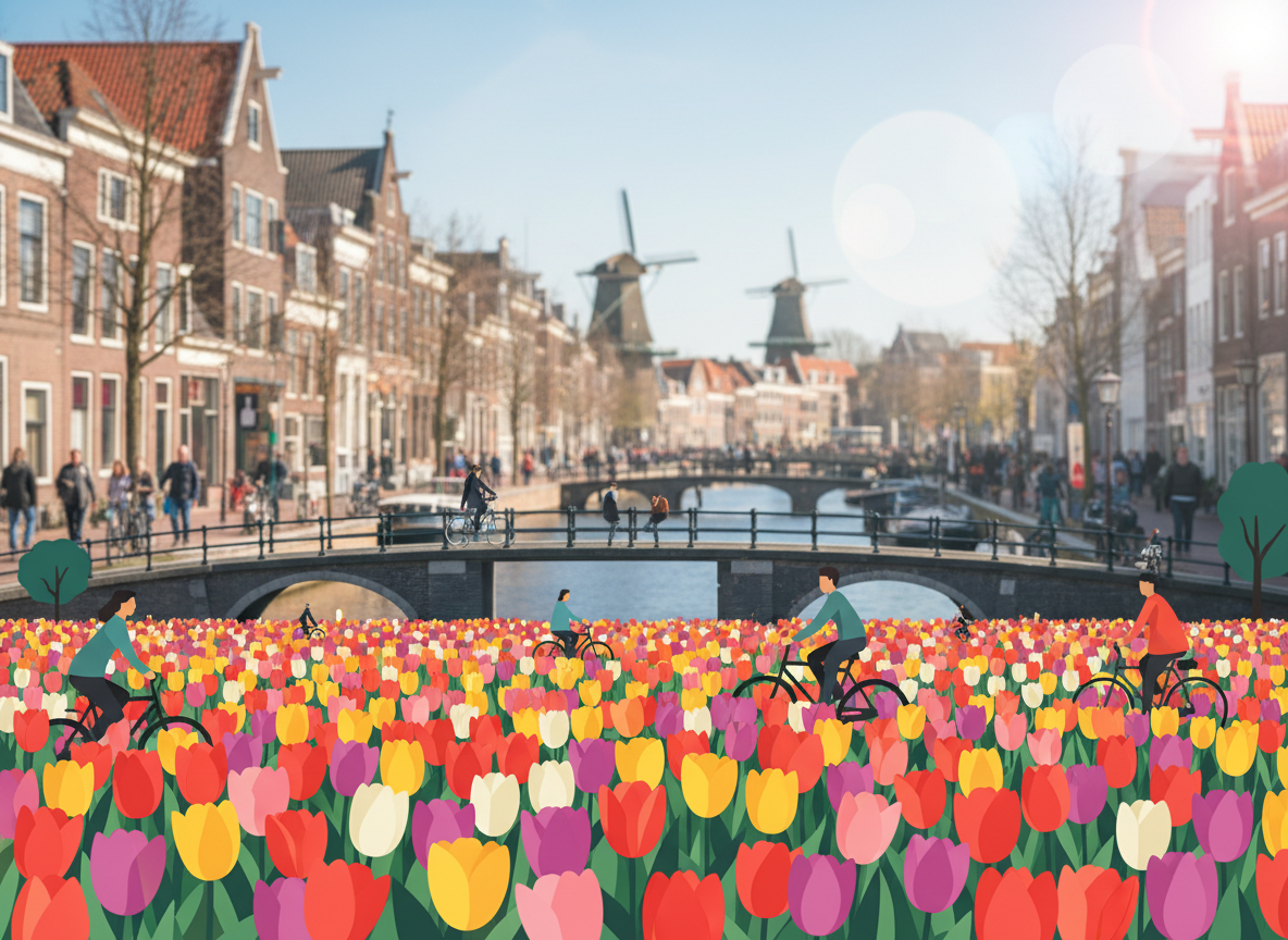 네덜란드 튤립 축제 큐켄호프 예약