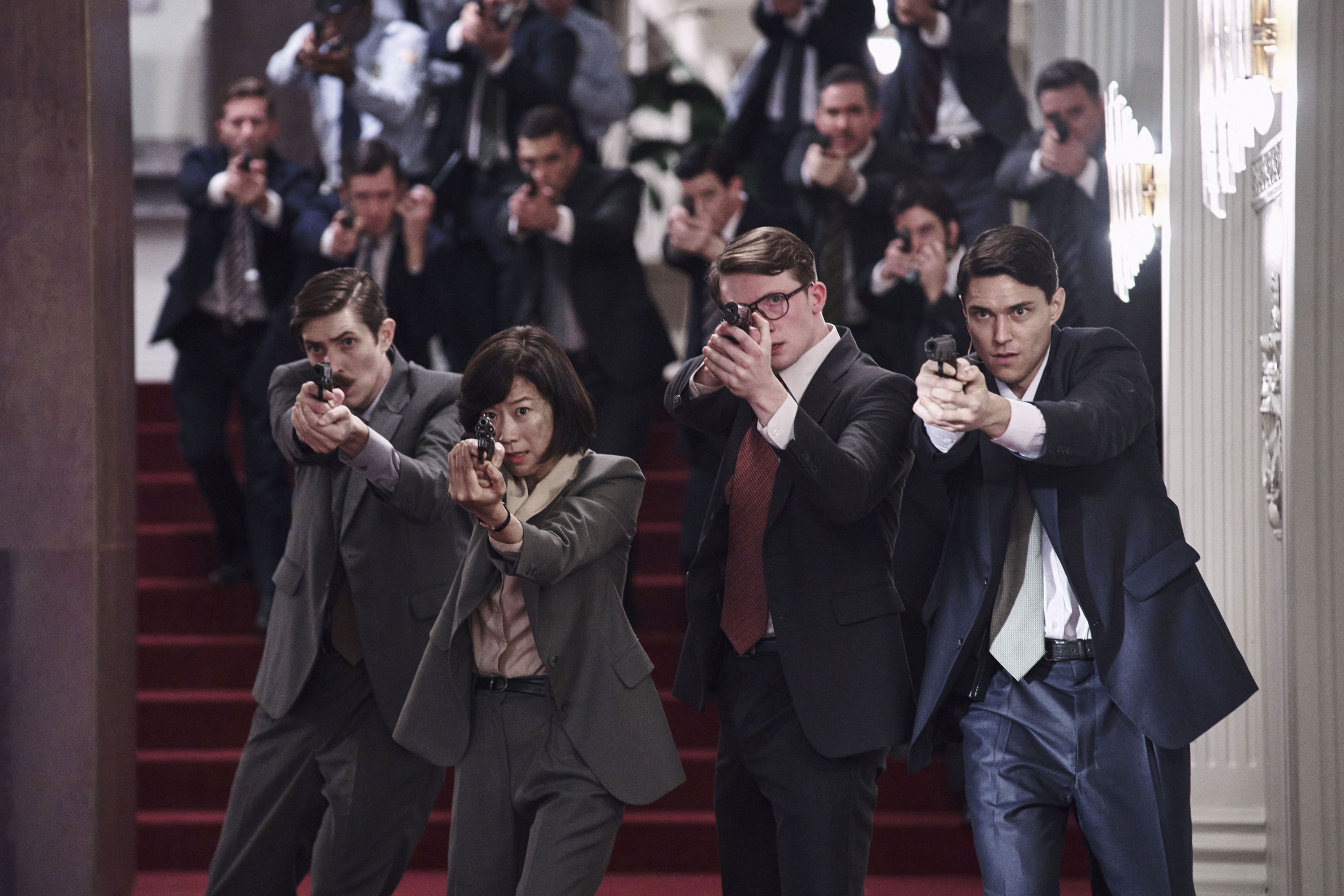 영화 헌트의 총기 액션