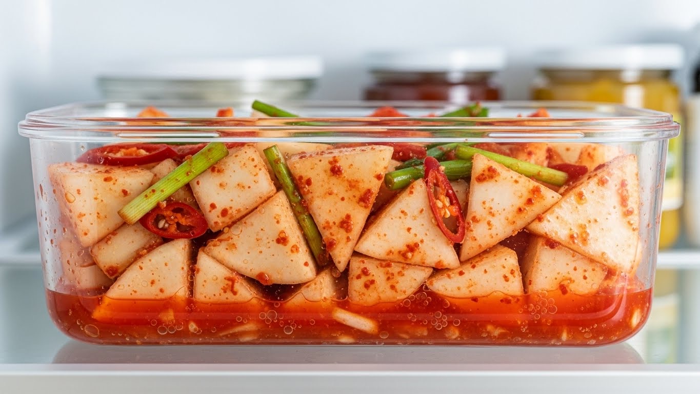 석박지 깍두기 담그는법