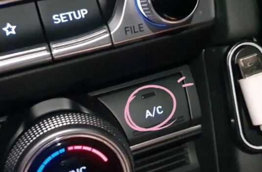 자동차에어컨버튼
