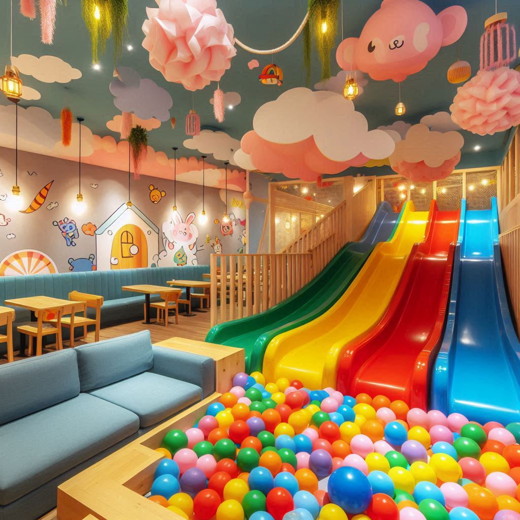 키즈카페 배경