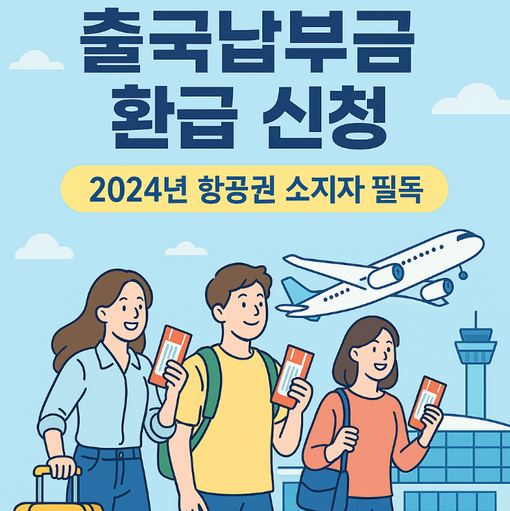 출국납부금 신청 환급