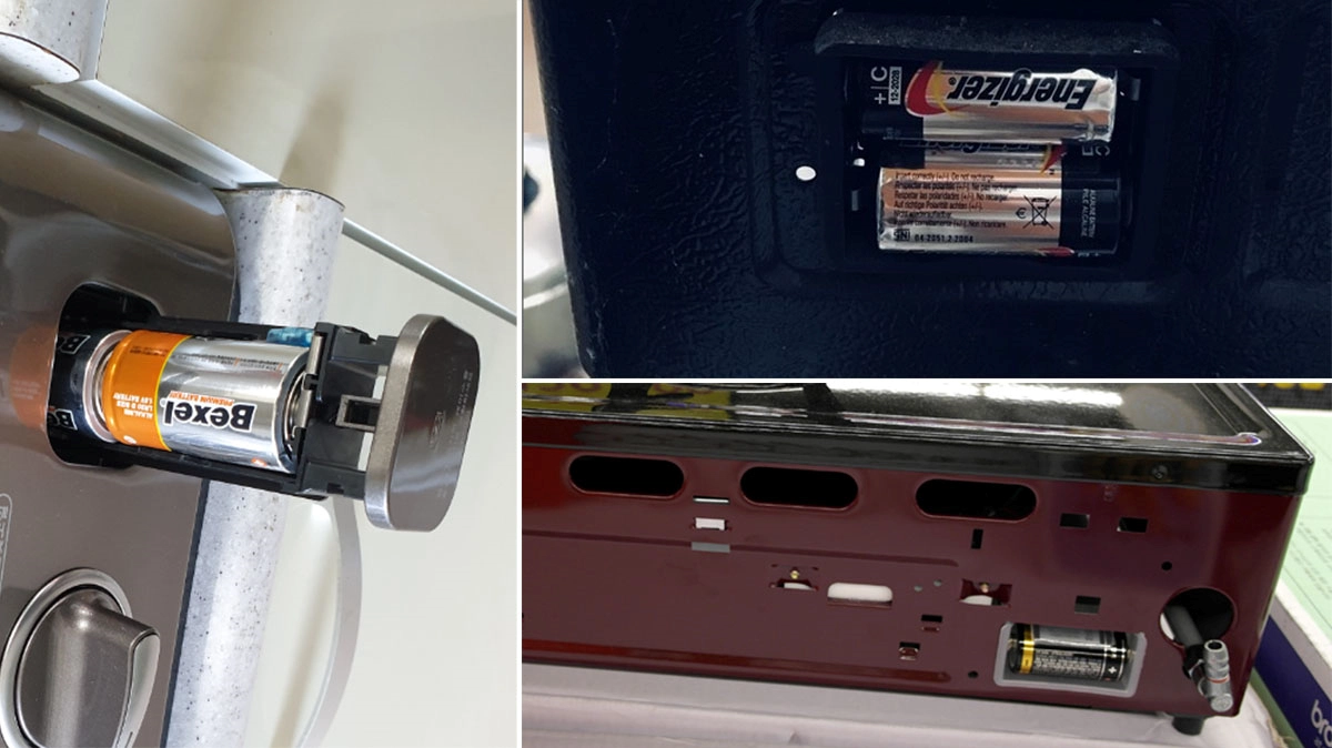 노출형 가스렌지 건전지 위치