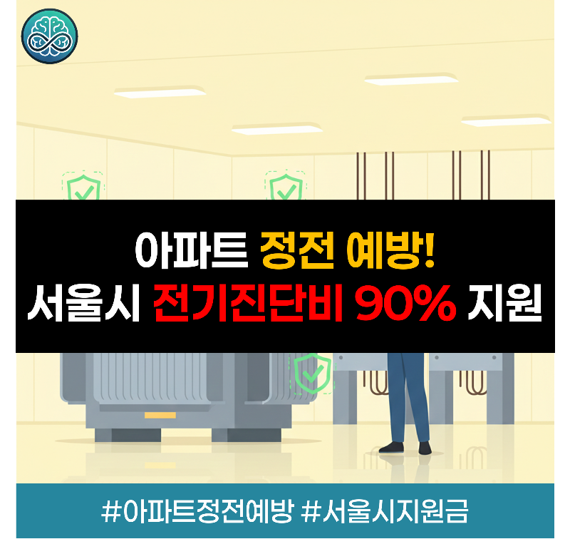 서울시 노후 아파트 정전 예방 - 전기설비 안전진단비 90% 지원 총정리 (2026)