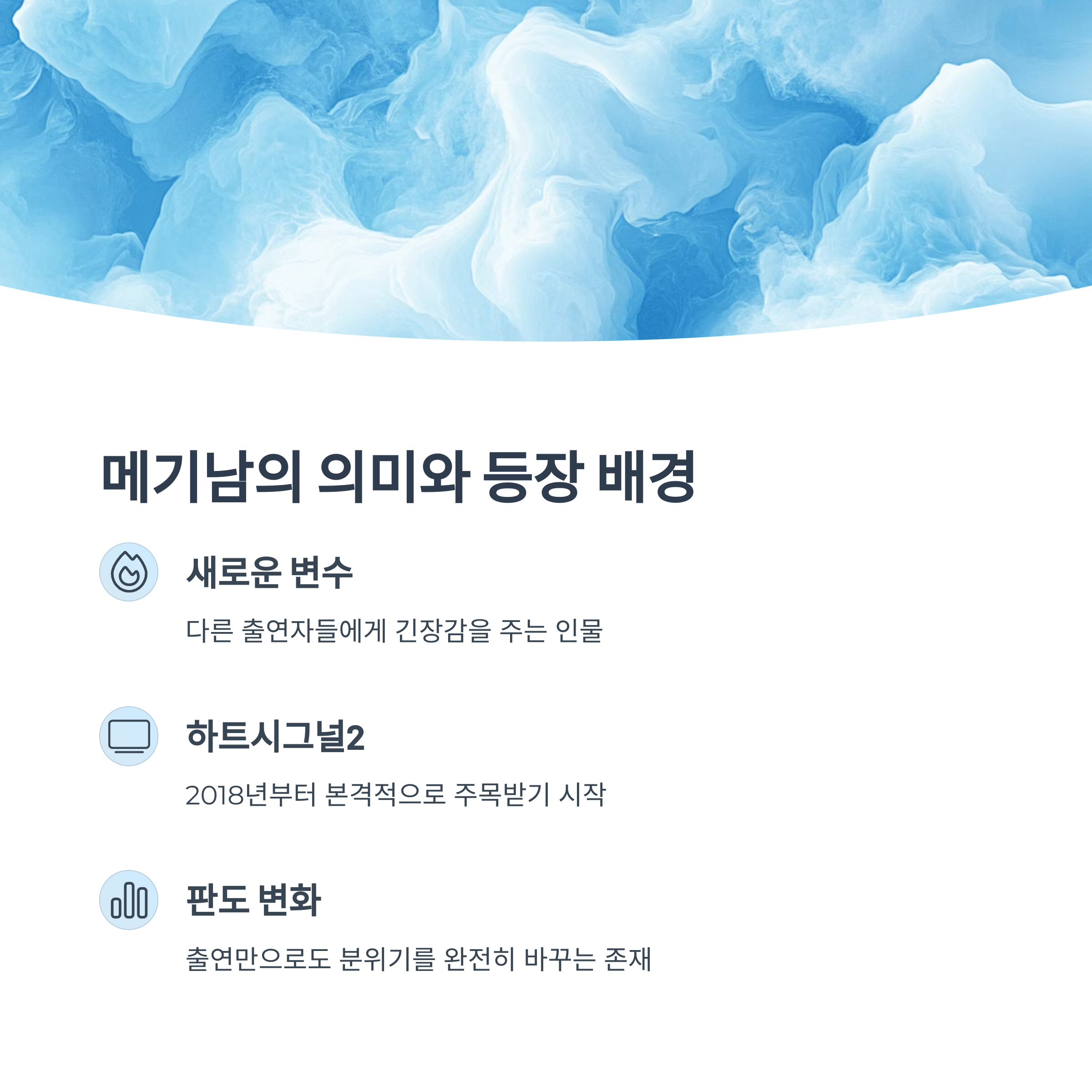 메기남의 의미와 등장 배경