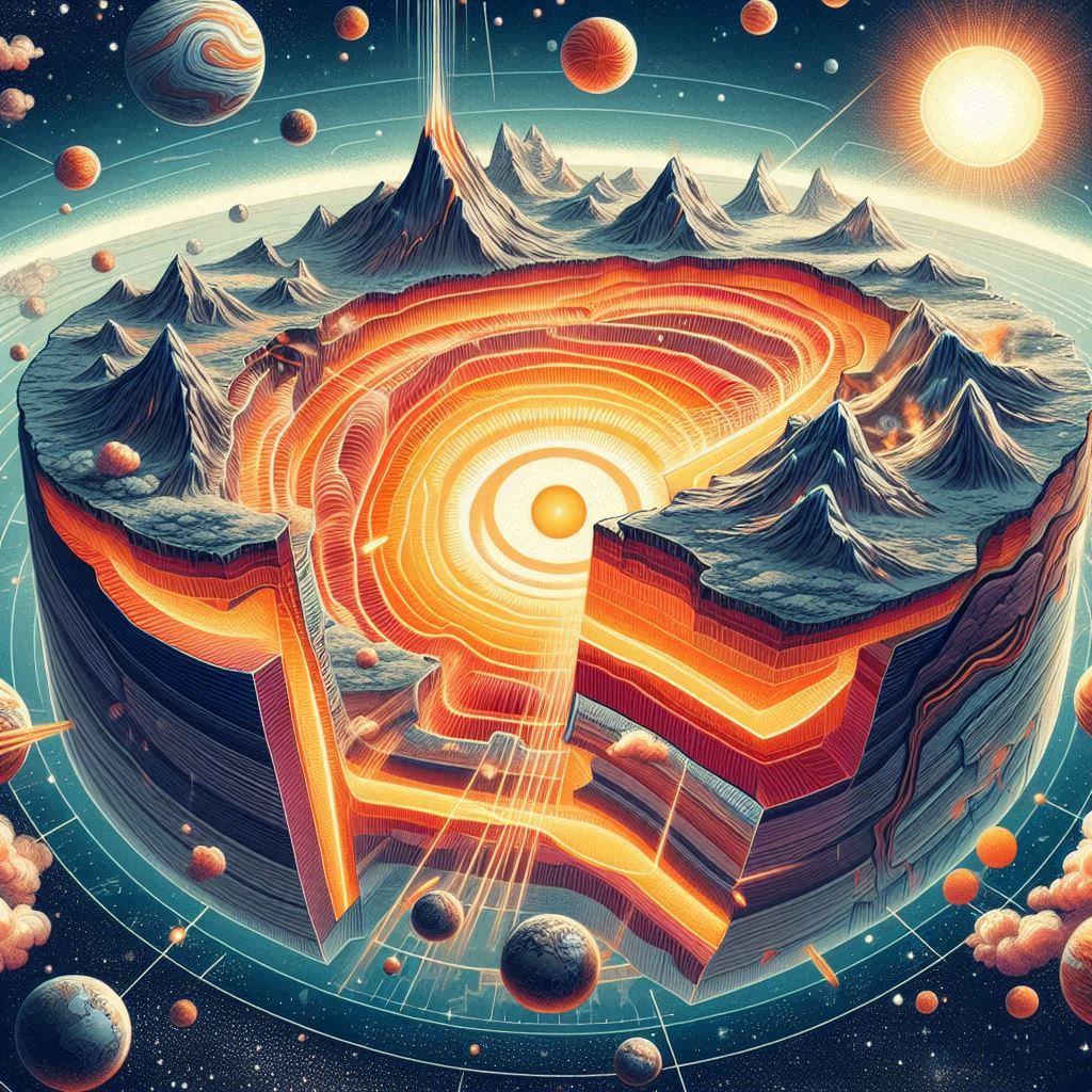 플레이트 테크토닉 이론은 여러 지질학적 현상