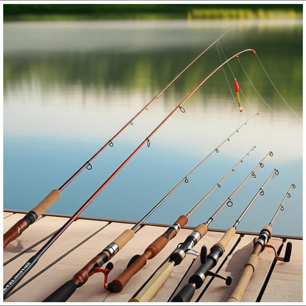 성공적인 낚시를 위한 낚시대 선택 노