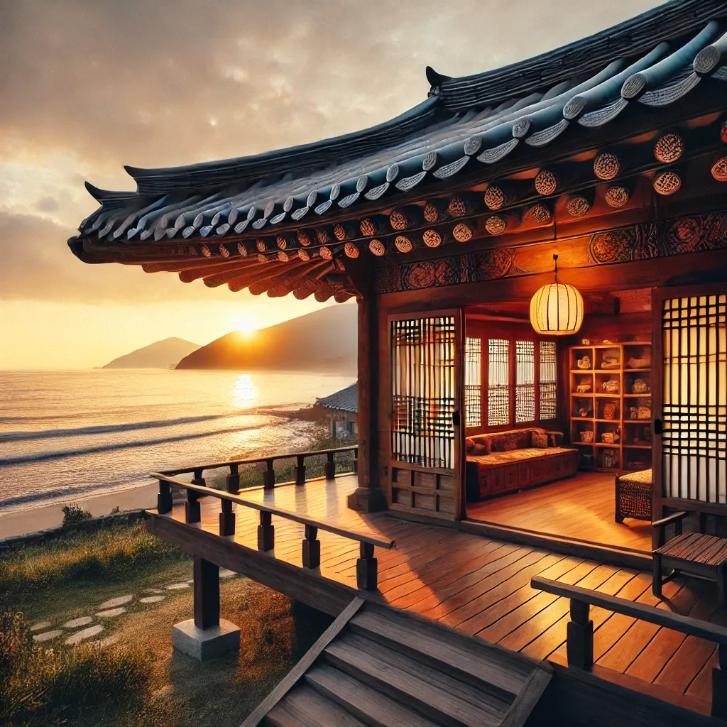 경주-감포-한옥-바닷가-해돋이-풍경