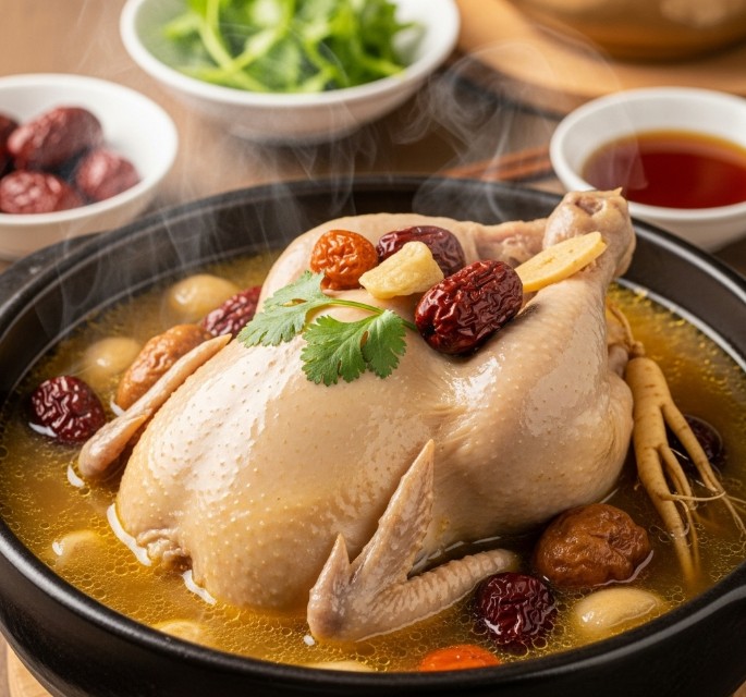 보양식의 대표음식 삼계탕