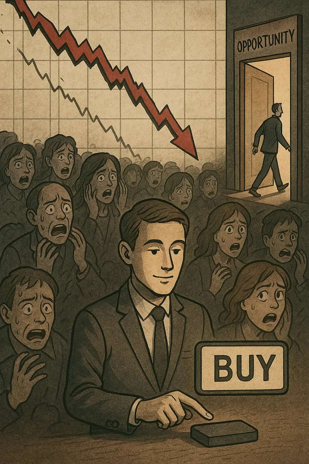 대중 심리와 반대로 움직이는 ‘침착함’을 유지하라