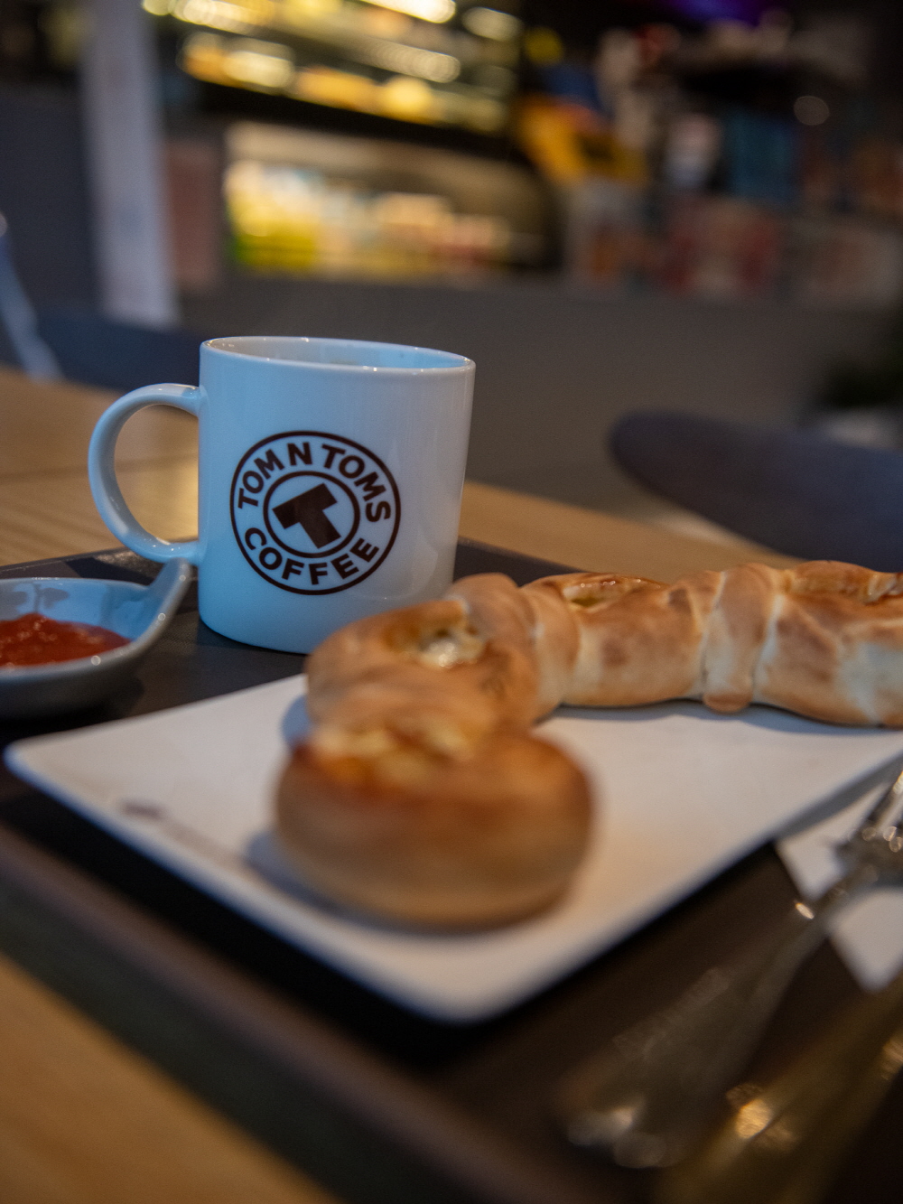 탐앤탐스 고구마 프레즐 세트