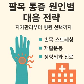 팔목통증 대응법