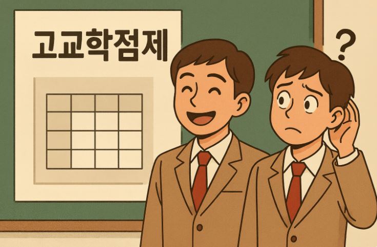 고교학점제에 긍정적인 학생과 아직 잘 모르겠는 학생