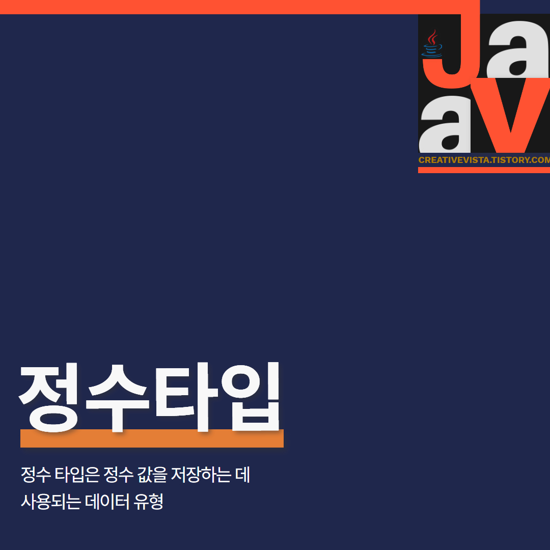 자바 정수 타입