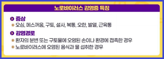 노로바이러스 증상 및 특징