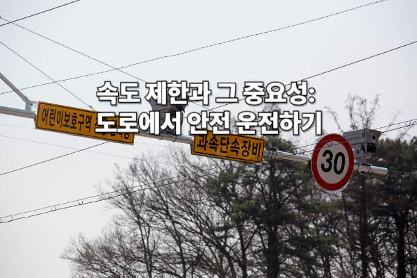 속도 제한과 그 중요성: 도로에서 안전 운전하기