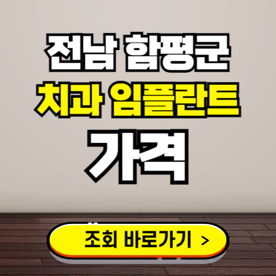 함평군 임플란트 가격 진료 비용 확인하는 곳 ❘ 치과 추천