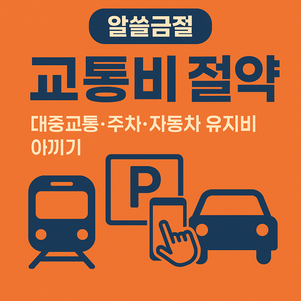 교통비 절약 – 대중교통·주차·자동차 유지비 아끼기
