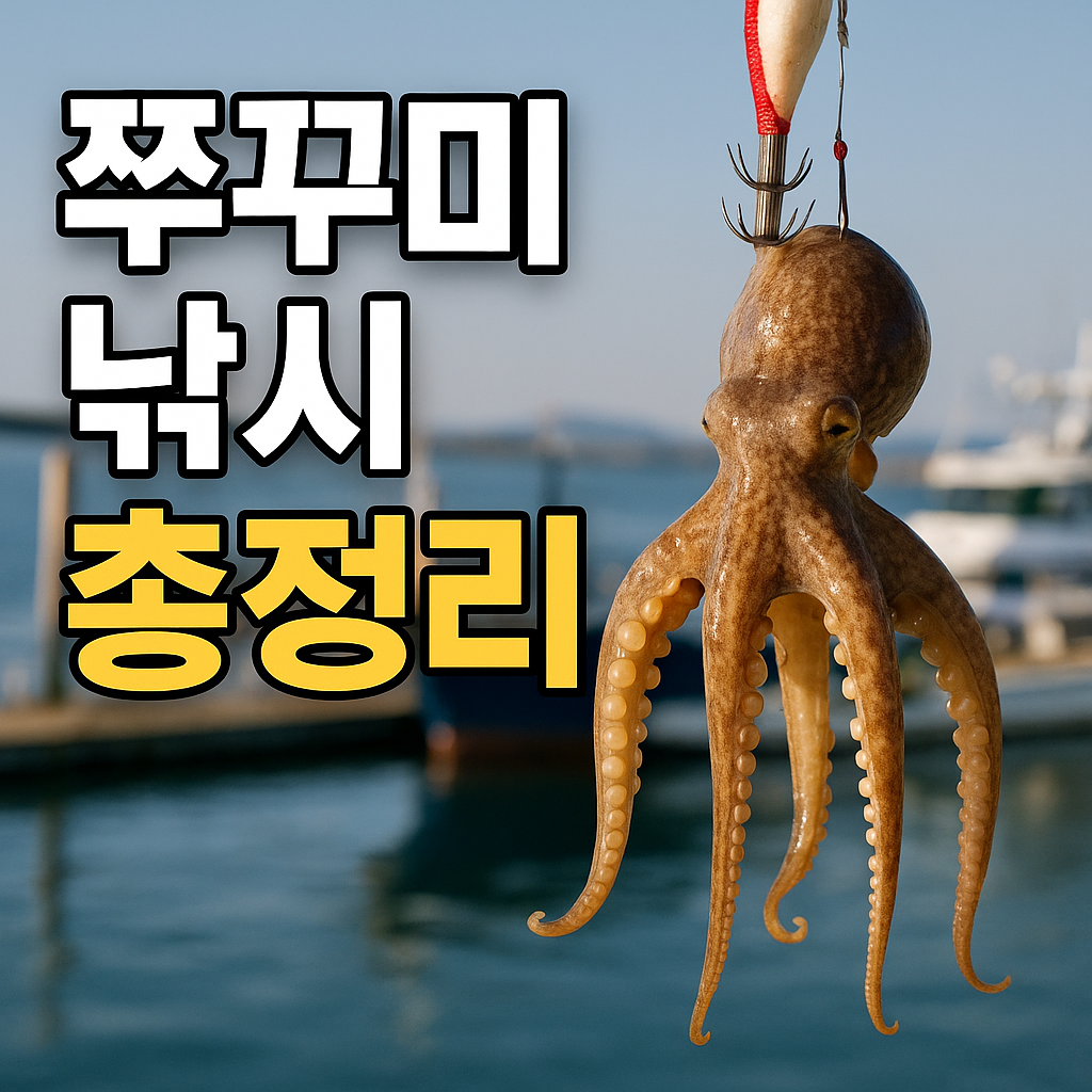 쭈꾸미 낚시 (금어기, 출조포인트, 선사 정보)