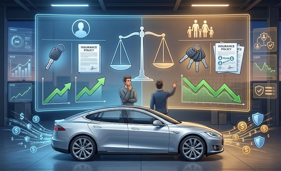 자동차 단독명의 vs 공동명의 보험료 차이 이미지