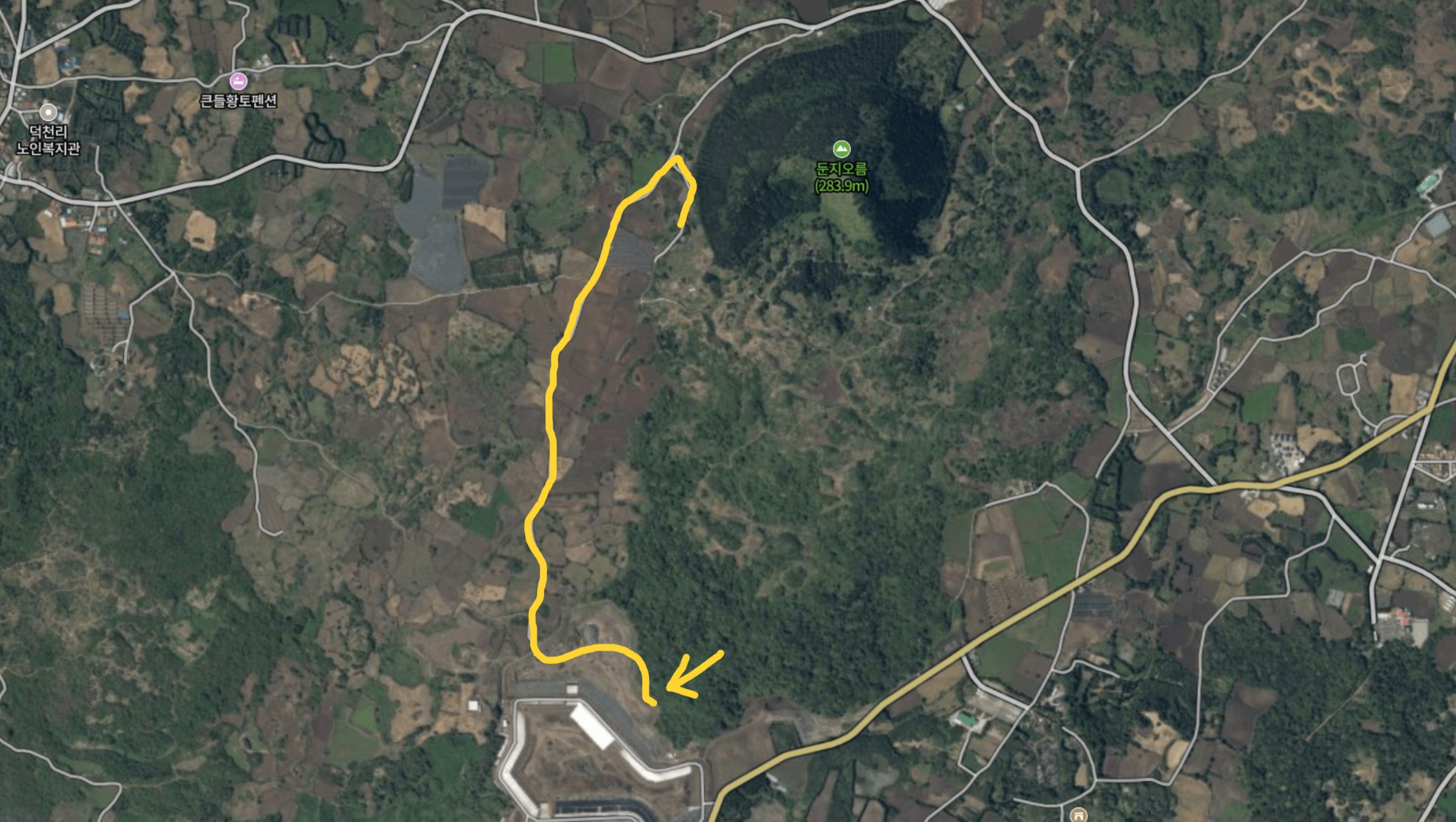 둔지오름 송당곶자왈 가는길